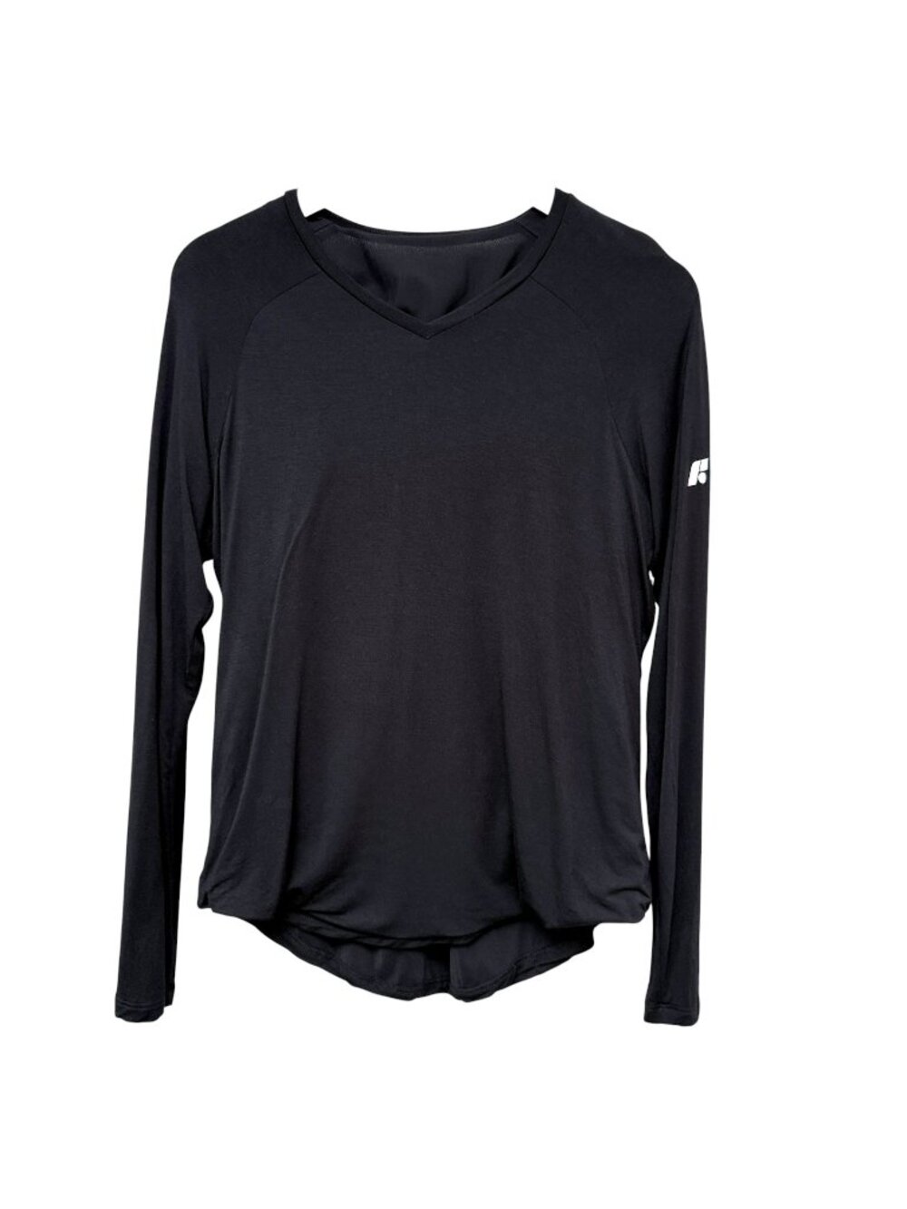 Forme Long Sleeve Tee XL Black Power Mesh Posture Support Shirt V-neck